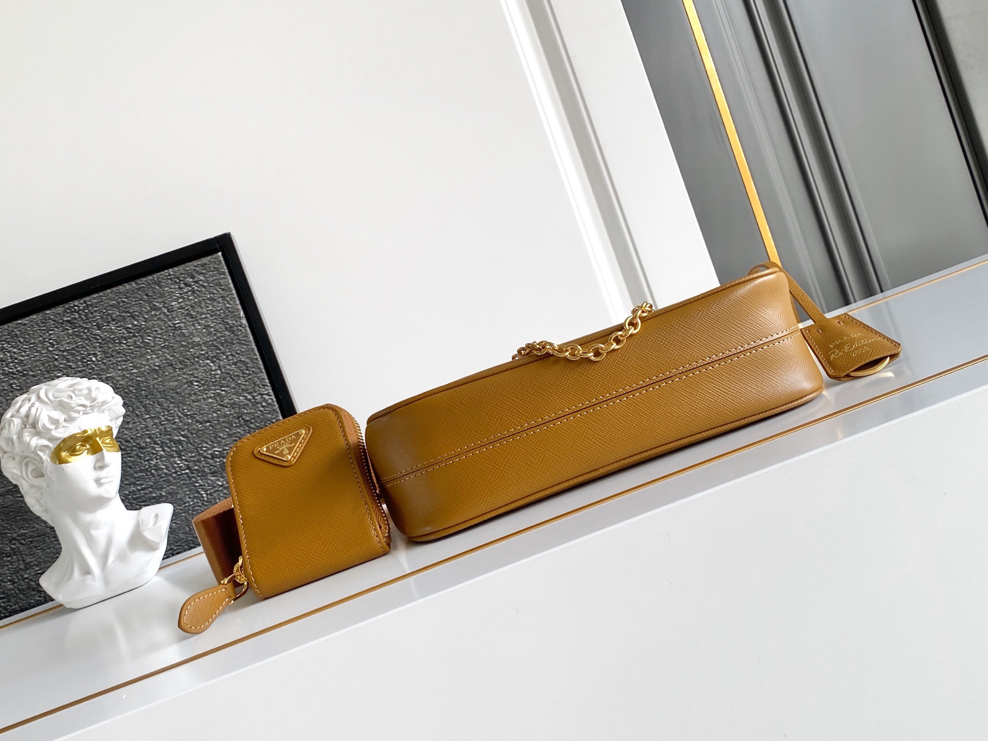 Pra*a Nylon Hobo Bag-BH204 -23*17*6.5CM