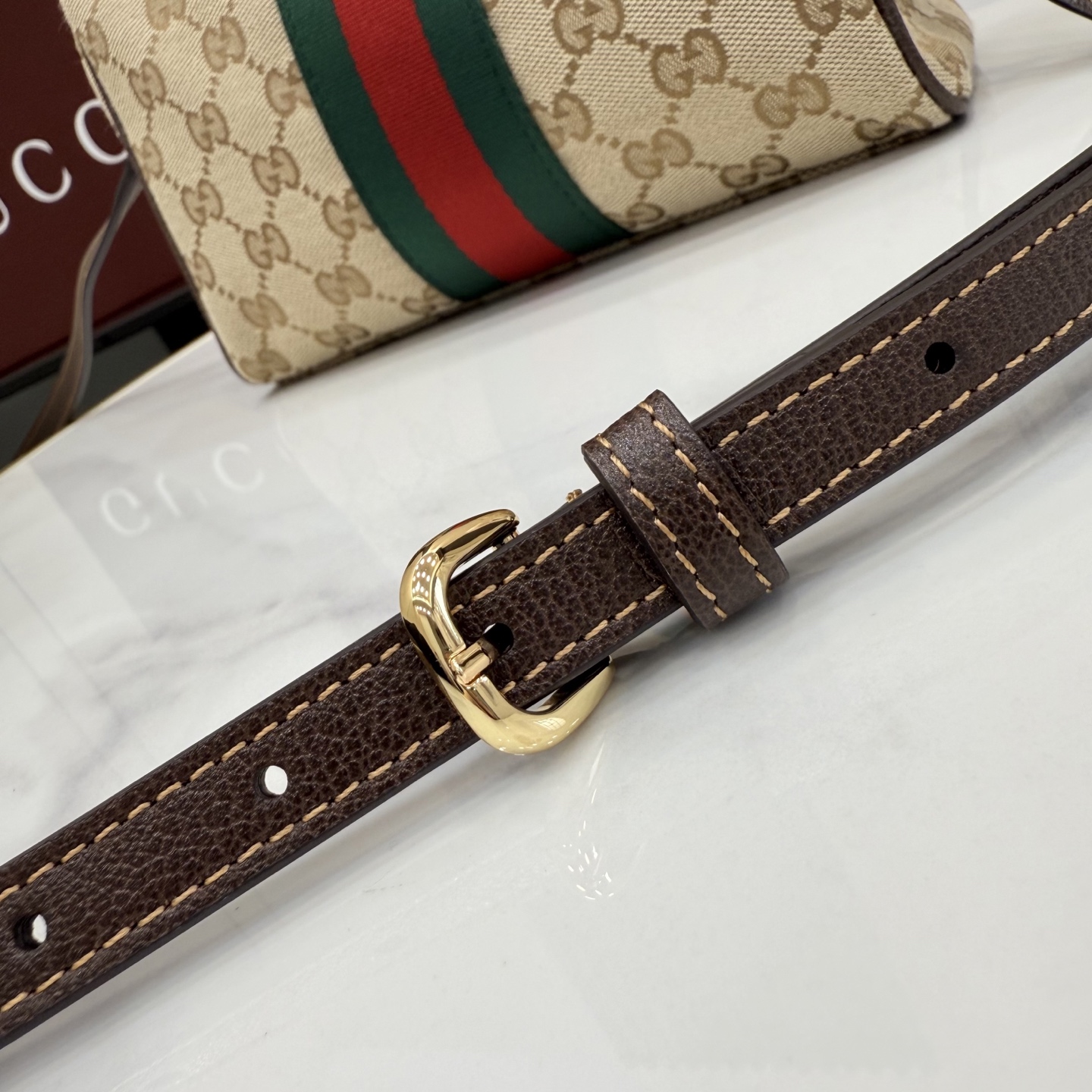 G*ucci Gvc*1 Horsebit Web Small Camera Bag -22*13.5*9CM