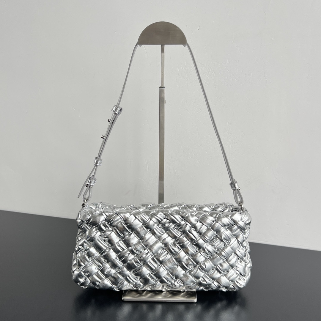 B0tt*ga Ven*ta Women's' Kalimero Cha-Cha Shoulder Bag-28.5x15x6CM
