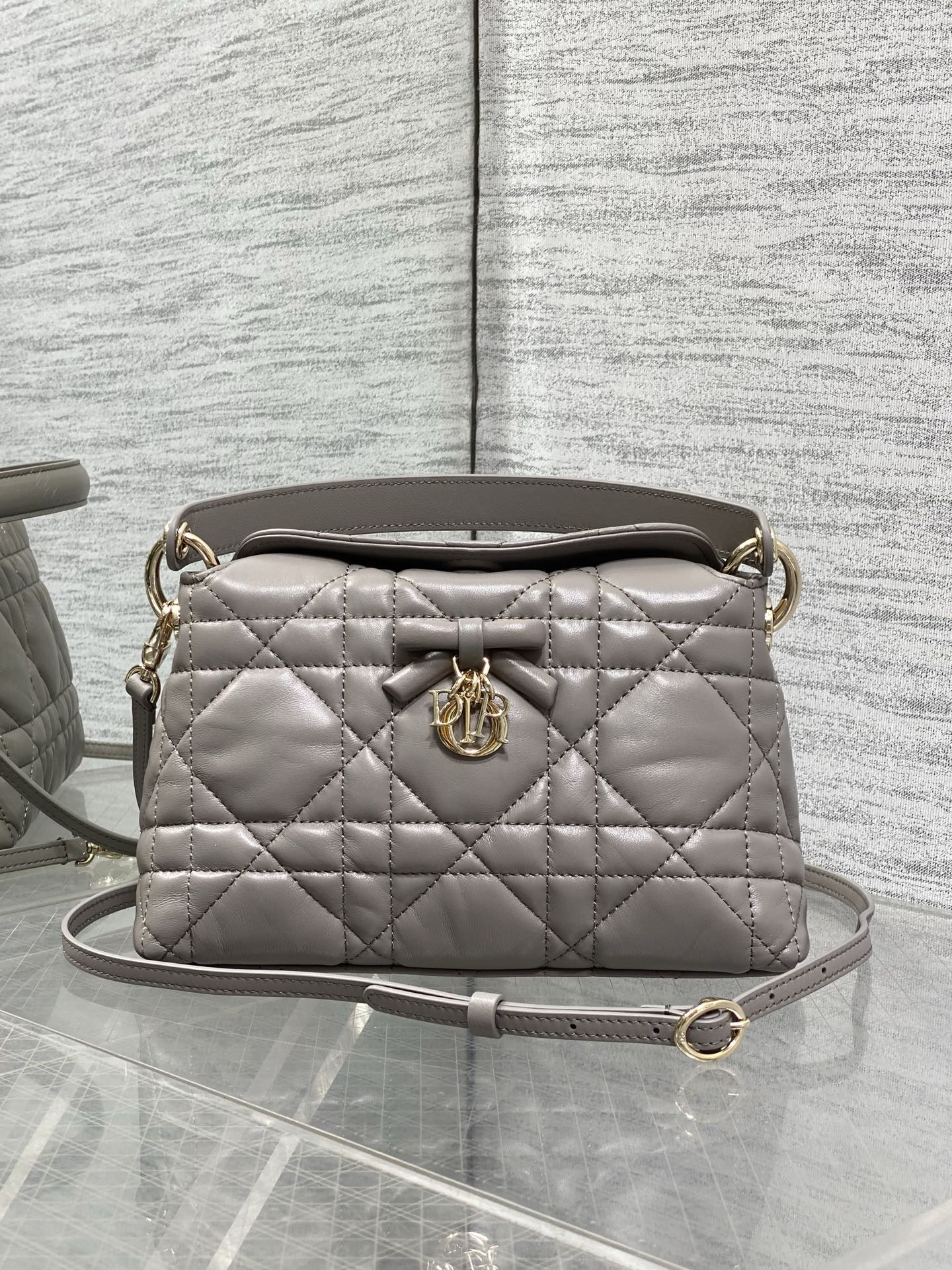 Di*or Top Handle Bag-22.5*9*13CM