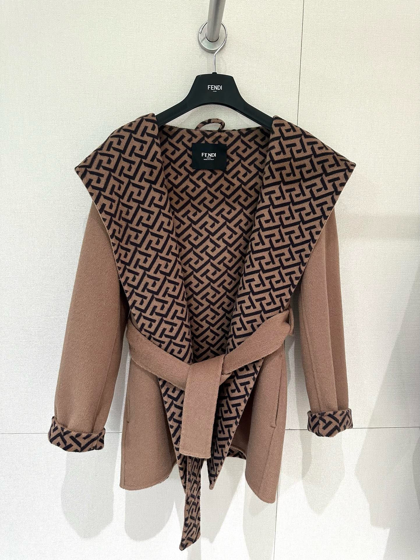 Fe*ndi Wool Fleece Coats
