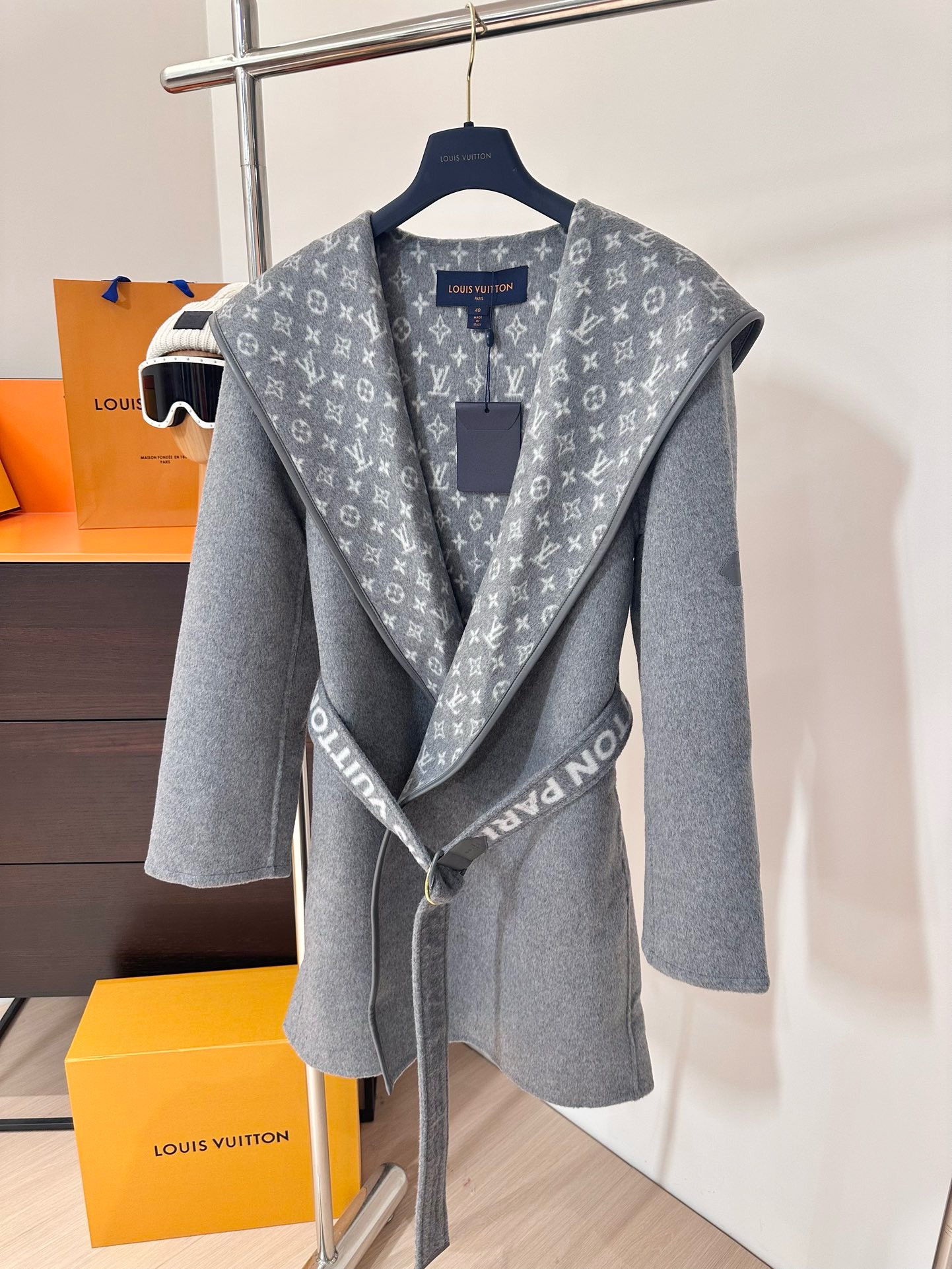 Lou*is Vuitt*on Wool Trench Coat