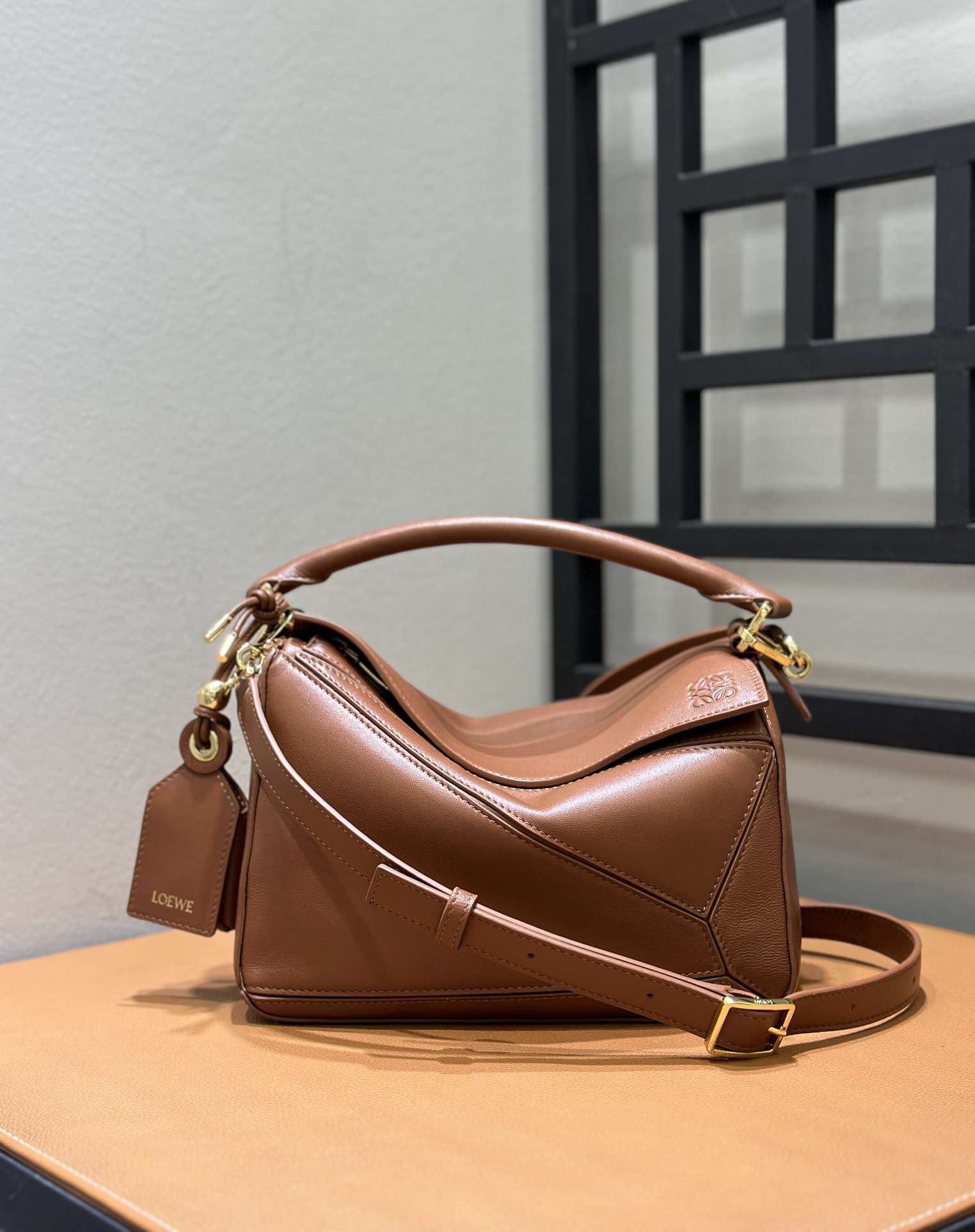 Lowee Puzzle Edge Bag-24*10.5*16.5CM