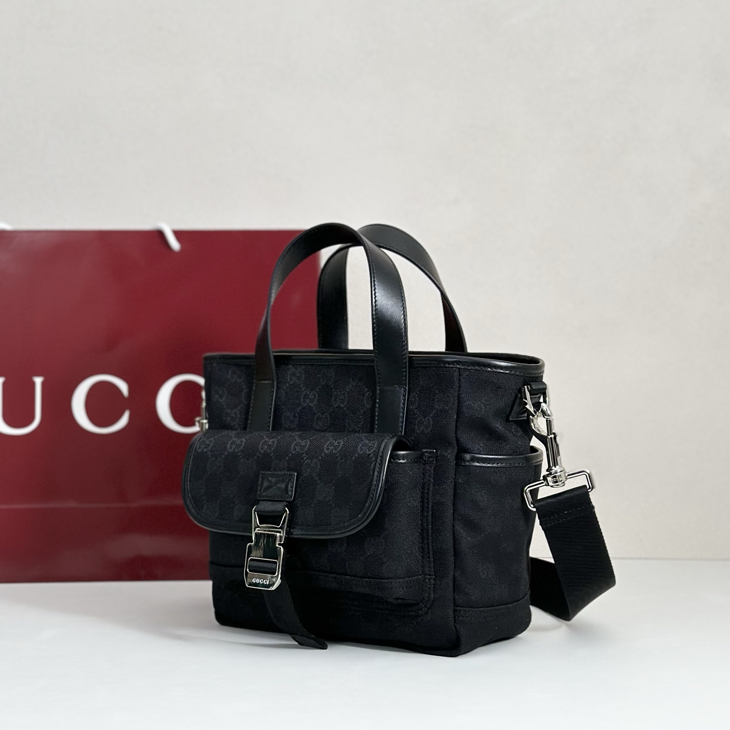Guc*ci Gvc*1 Aviator Tote-23*21*11CM