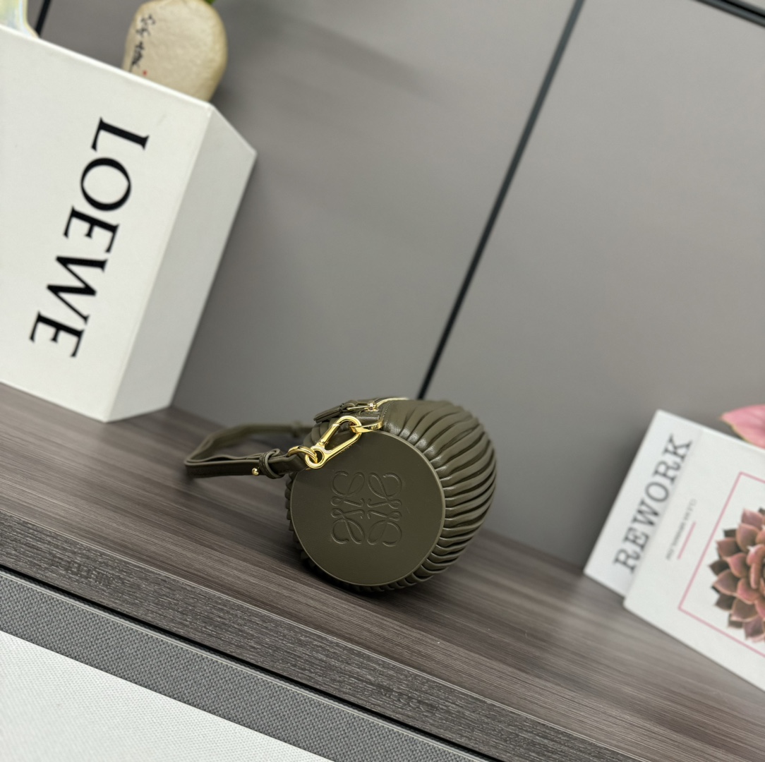 Loe**we Bracelet Pouch Bag - Brown-25*10*10CM