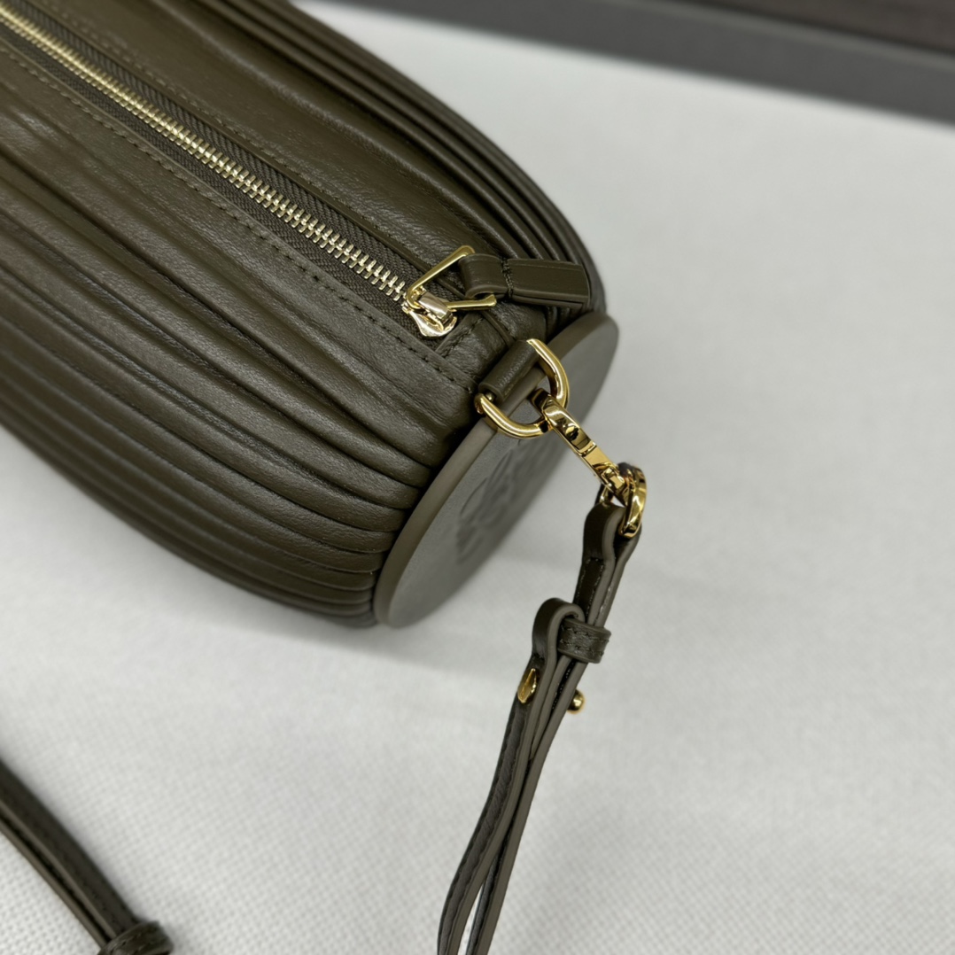 Loe**we Bracelet Pouch Bag - Brown-25*10*10CM
