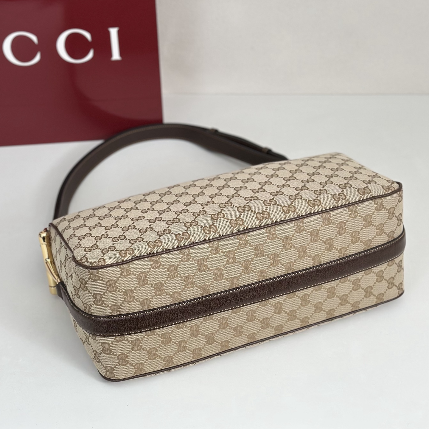 Gvc*1 Half Horsebit Medium Shoulder Bag-38*20*15CM