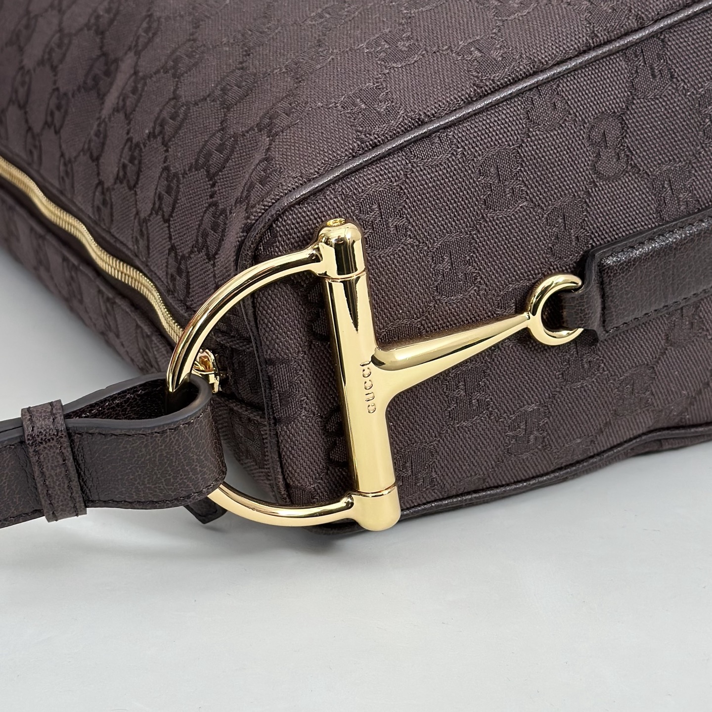 Gvc*1 Half Horsebit Medium Shoulder Bag-38*20*15CM