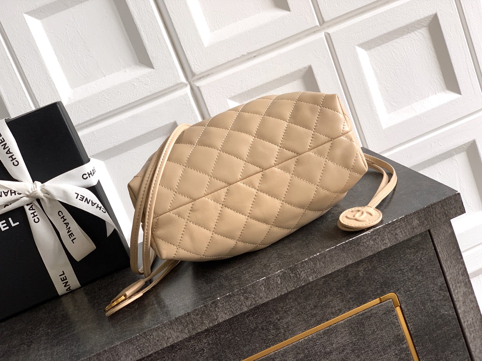 Ch@nel Spring Summer 2026 Hobo Bag-17x 22 x8CM
