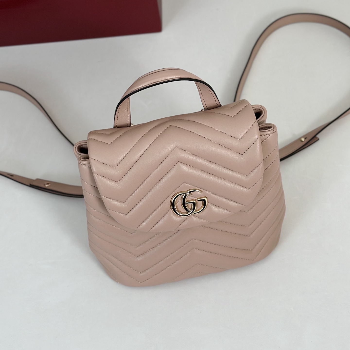 Gvc*1 Mini Marmont Backpack-20*11*18CM