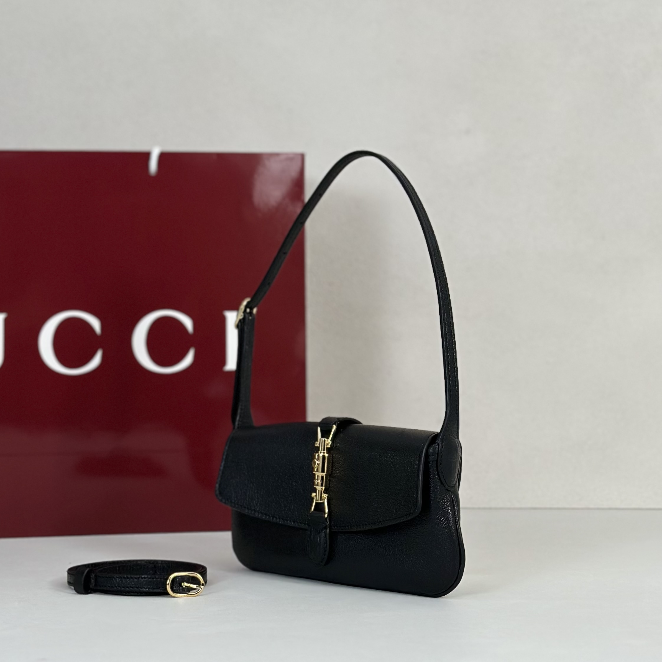 Guc*ci Jackie 1961 Small Sholder Bag-21.5*11.5*2CM