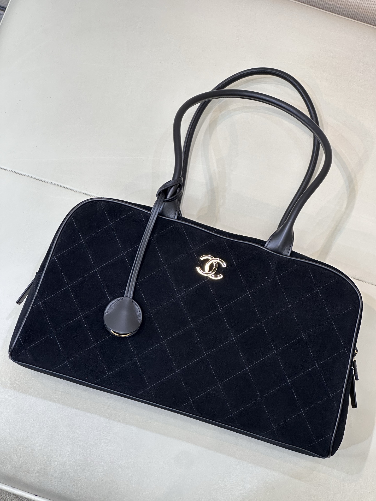 Ch@nel Bowling Bag-19*35.5*12.5CM