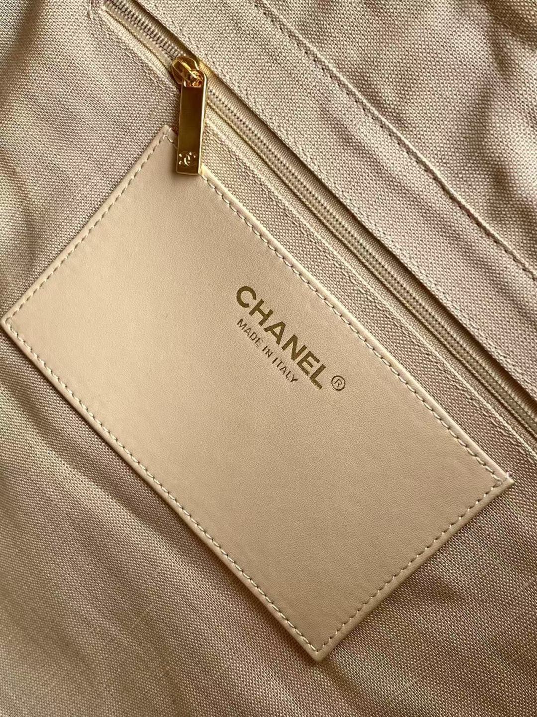 Ch@nel Large Shopping Bag, Calfskin-58x41x14CM