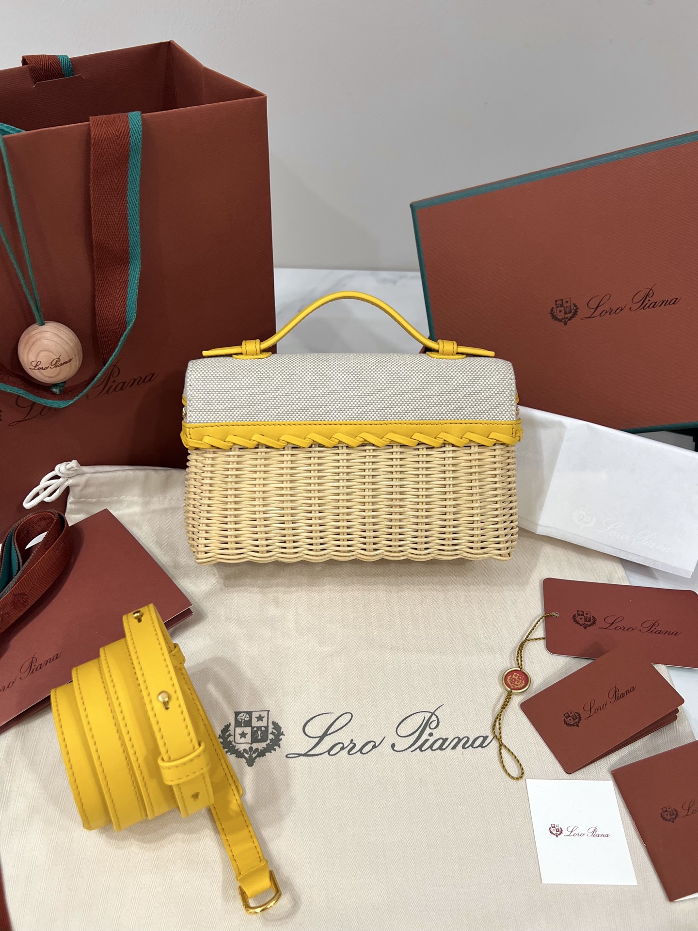 L0r0 P1ana Extra pocket L19 Bag-19*7*12CM