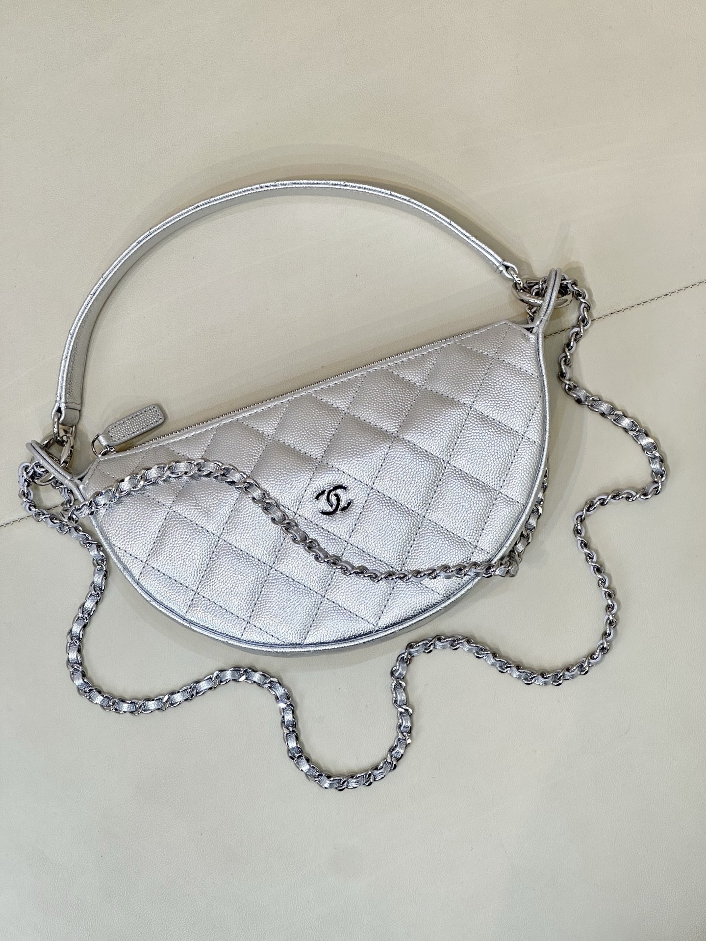 Ch@nel Clutch With Chain-15*22*6CM