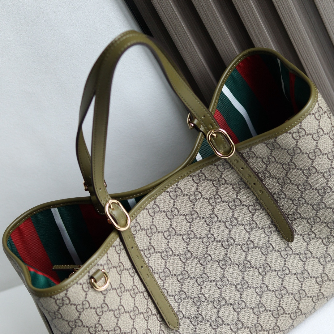 Guc*ci GG Emblem Bag-38*25*15CM