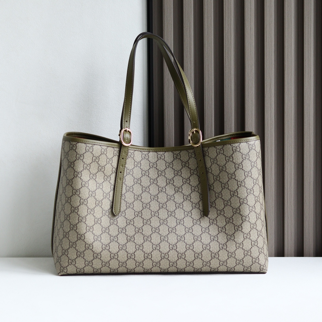 Guc*ci GG Emblem Bag-38*25*15CM