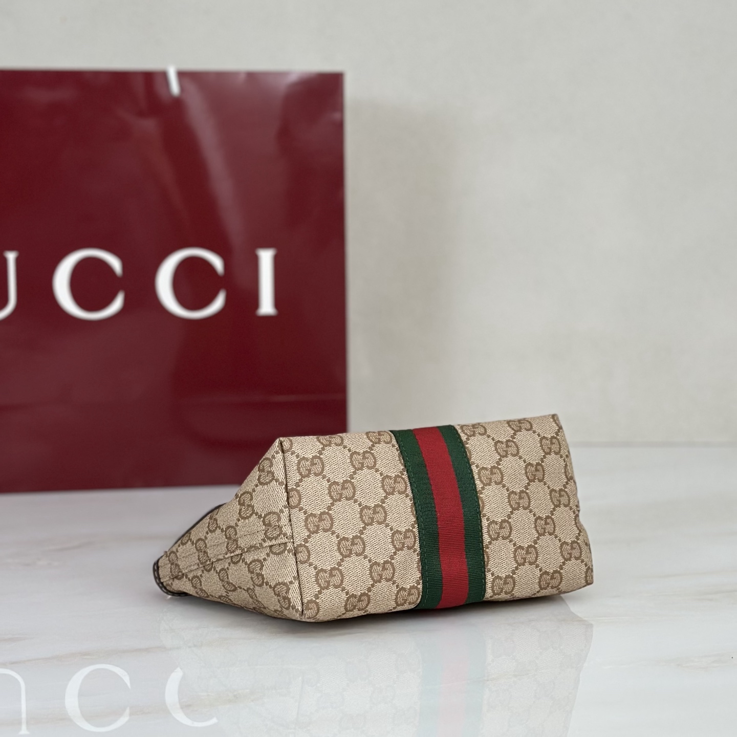 Gv*c*GG Monogram Bag-17*10*12.5CM