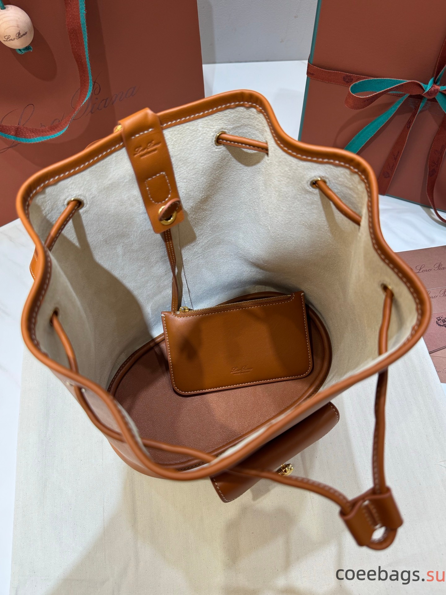 L0r0 P1ana Extra Drawstring L27 Backpack-25x 27x14CM
