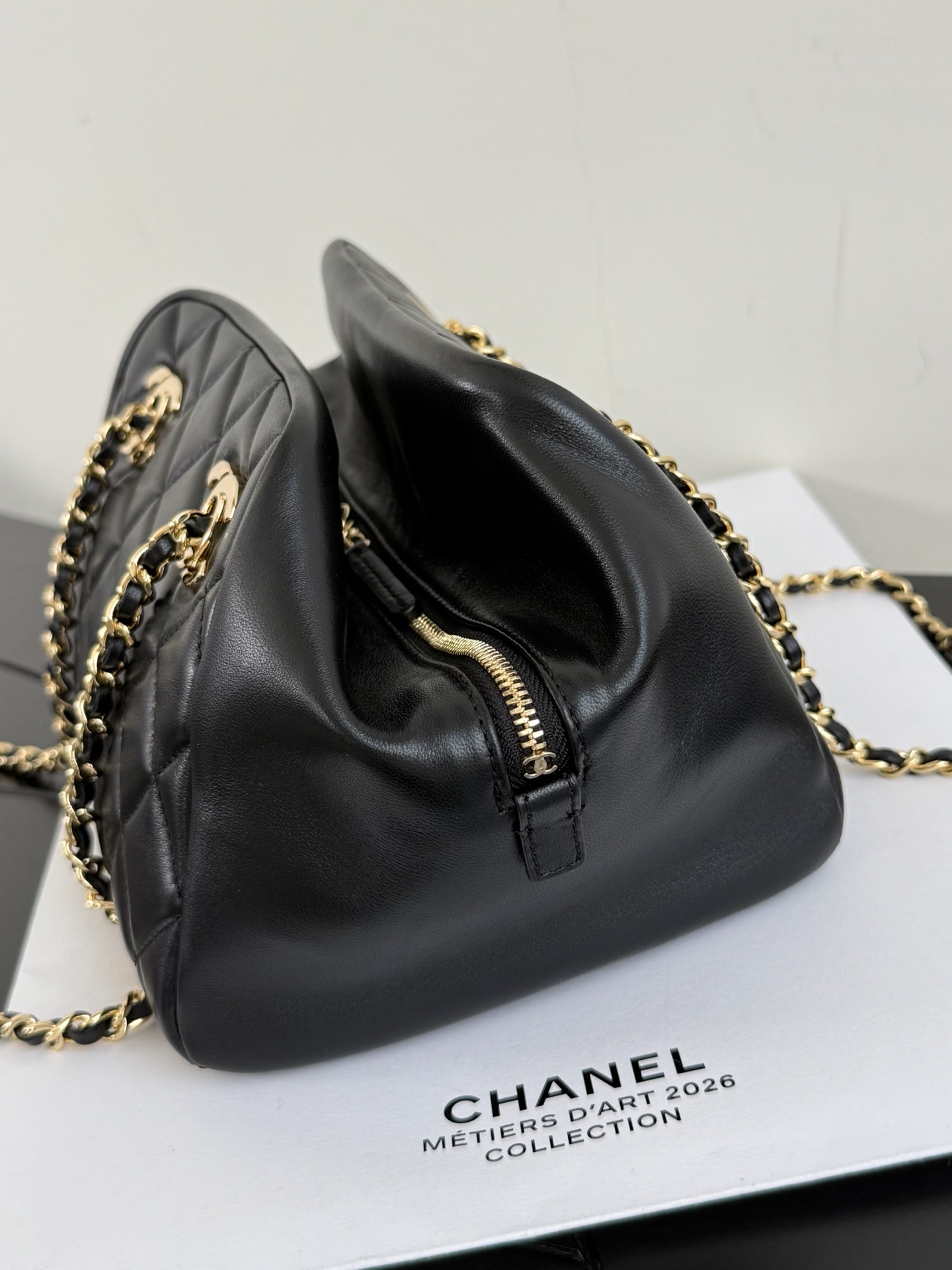 Ch@nel Small Bowling Bag-16×25×15CM