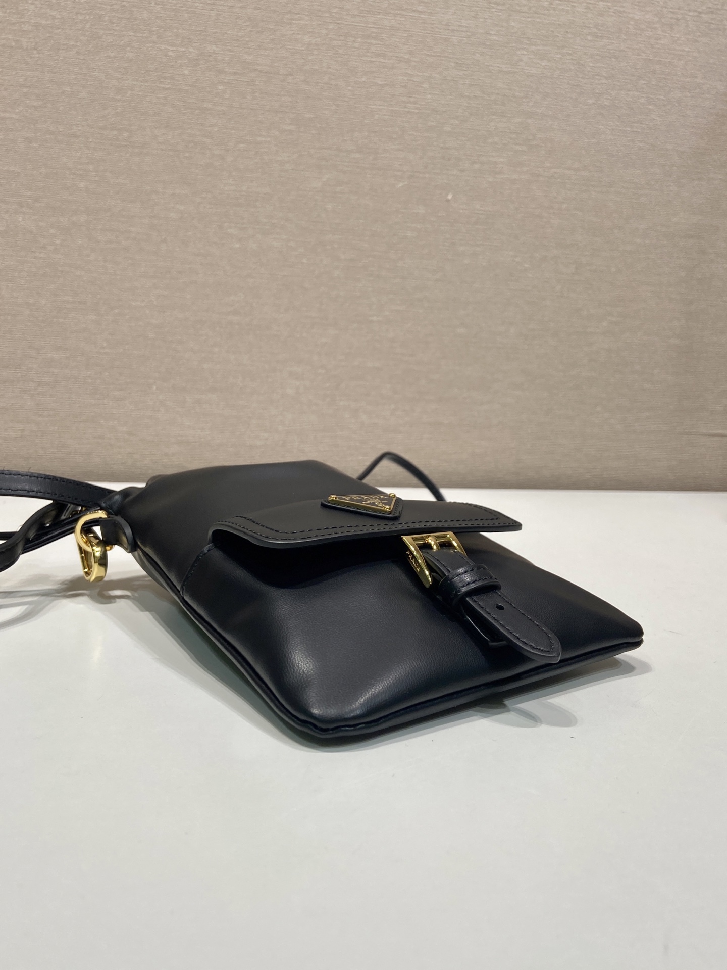 Pra*a leather Phone Bag-1MS017-14*20CM