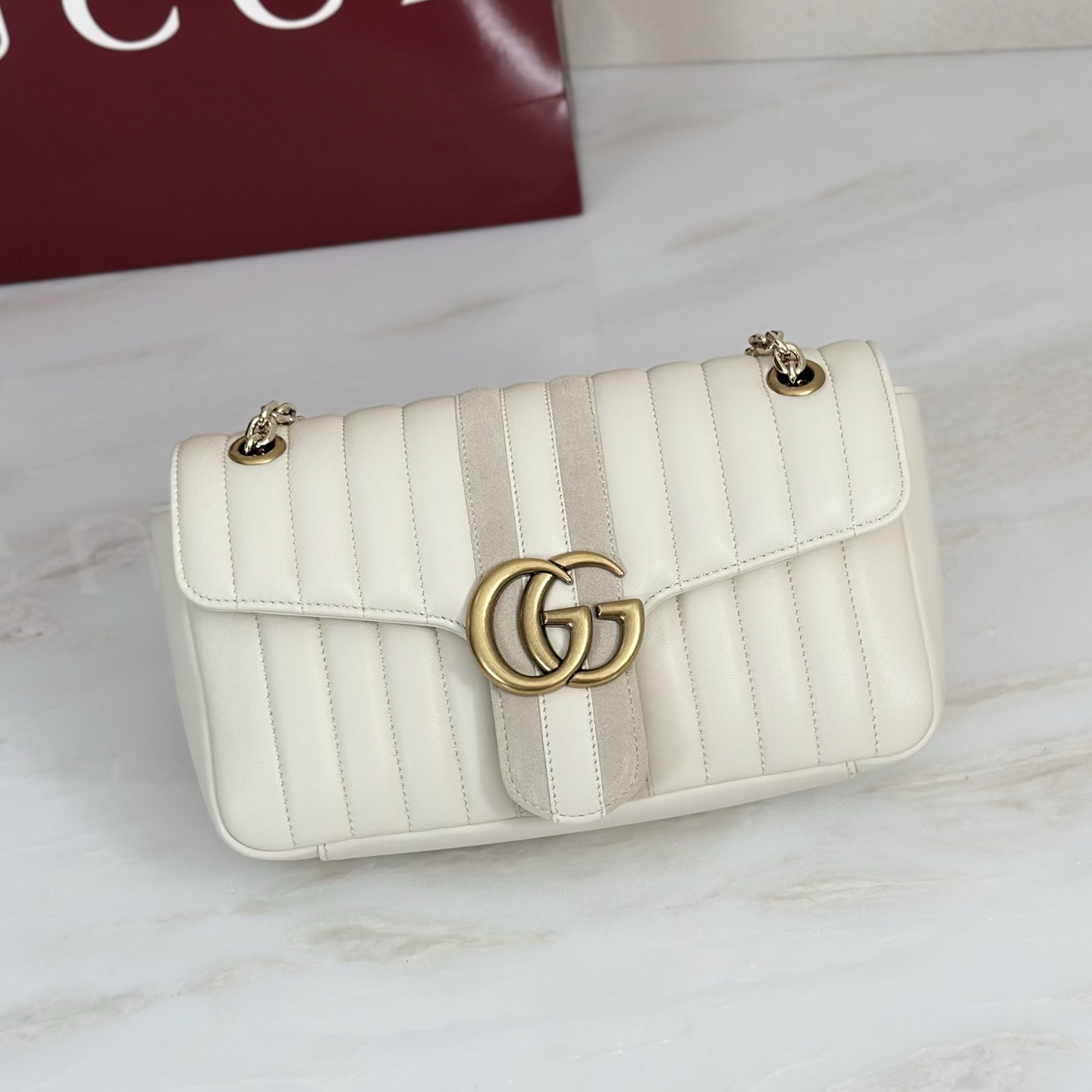 Gv*c* Jetset GG Marmont Shoulder Bag -26*15*7CM