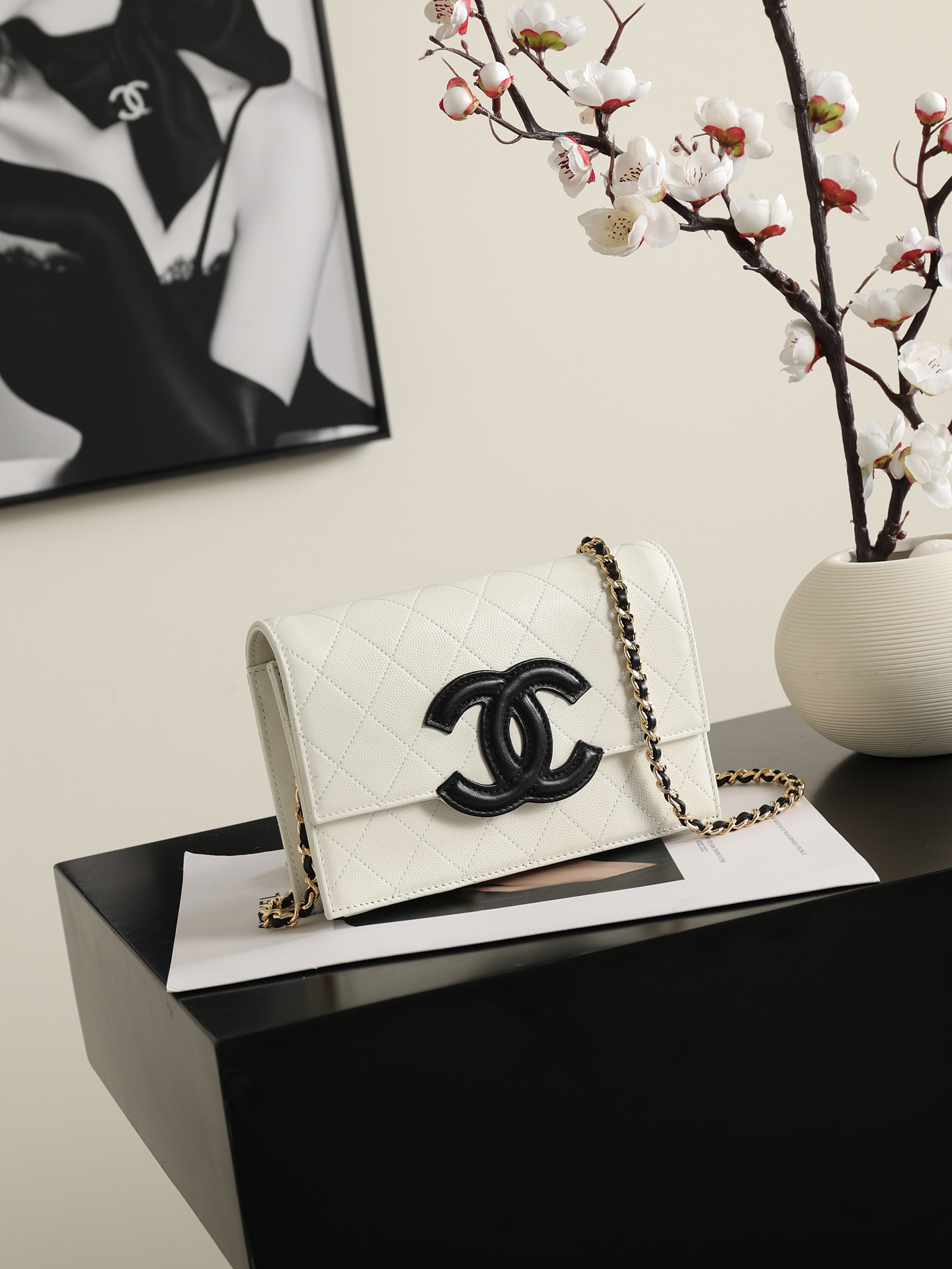 Ch@nel CC Wallet on Chain (WOC) Bag-12*19*4CM