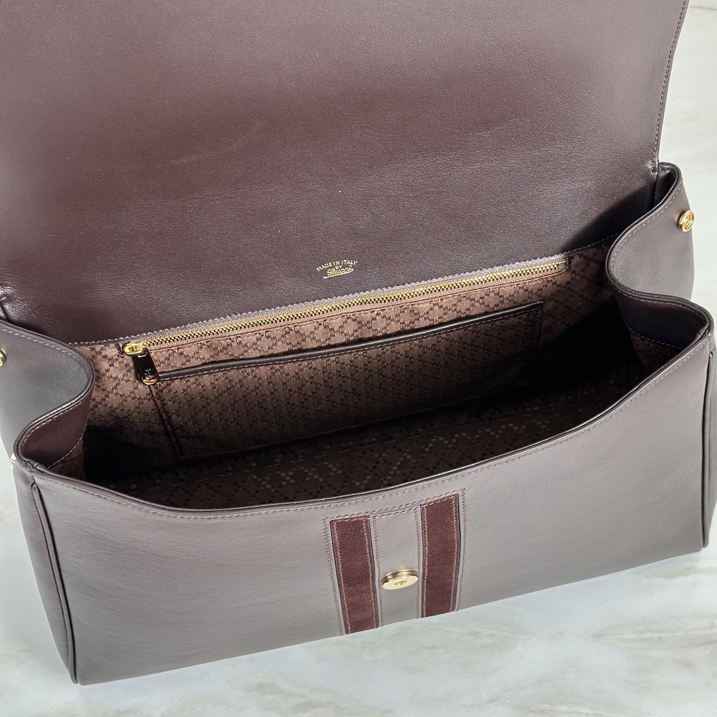 Gv*c* Paparazzo Large Top Handle Bag In Black Leather-37*29*13CM