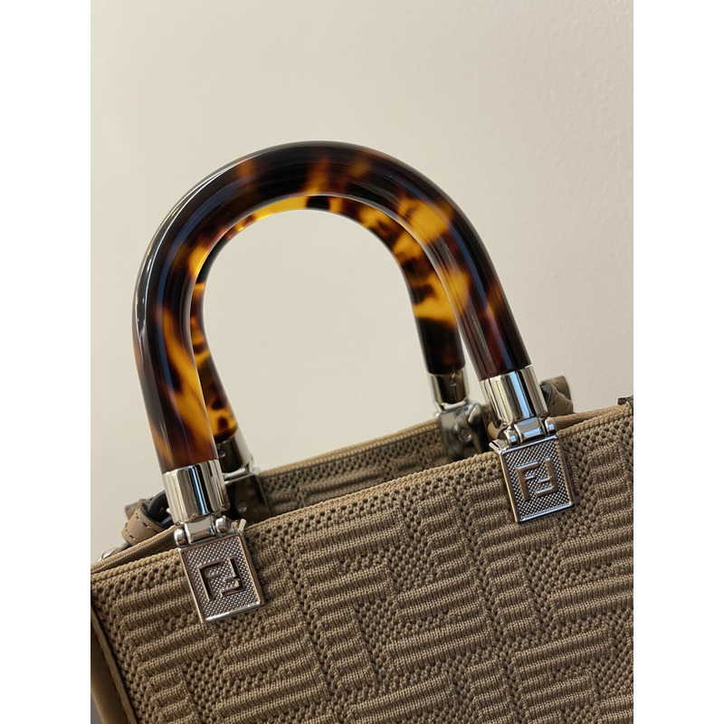 F**di sunshine mini shouldr bag brown