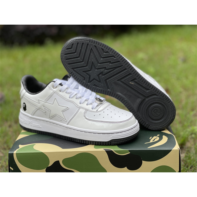 A Bathing Ape Bape Sta Low Sneaker White