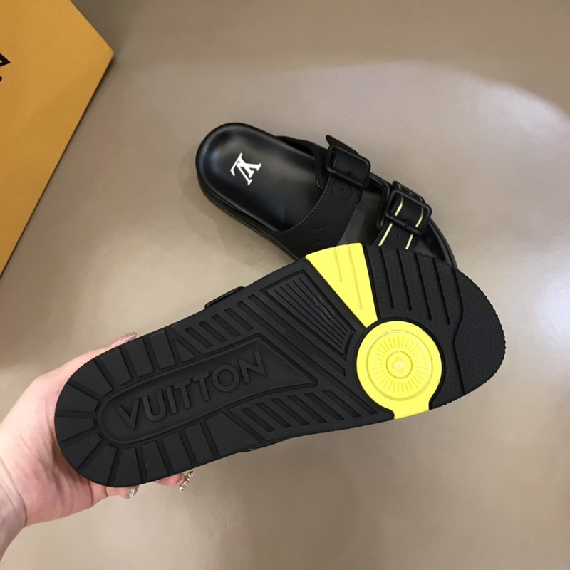 l**is V*t*n trainer mule black &yellow
