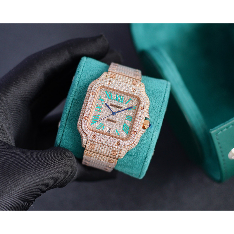 Cartier Santos De Cartier Diamonds Watches