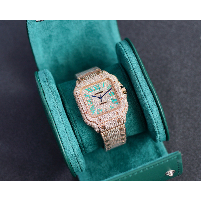 Cartier Santos De Cartier Diamonds Watches