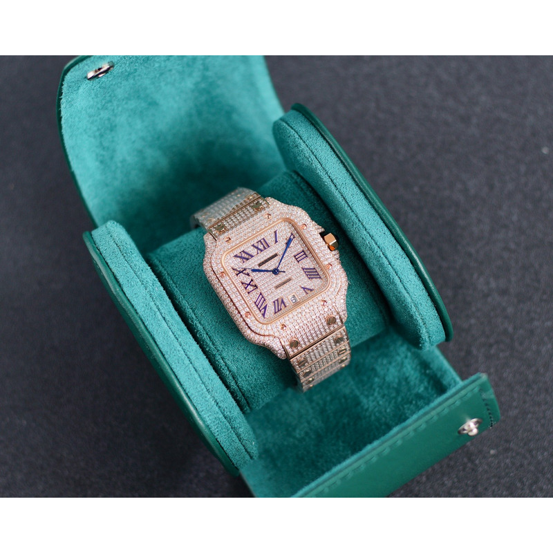 Cartier Santos De Cartier Diamonds Watches