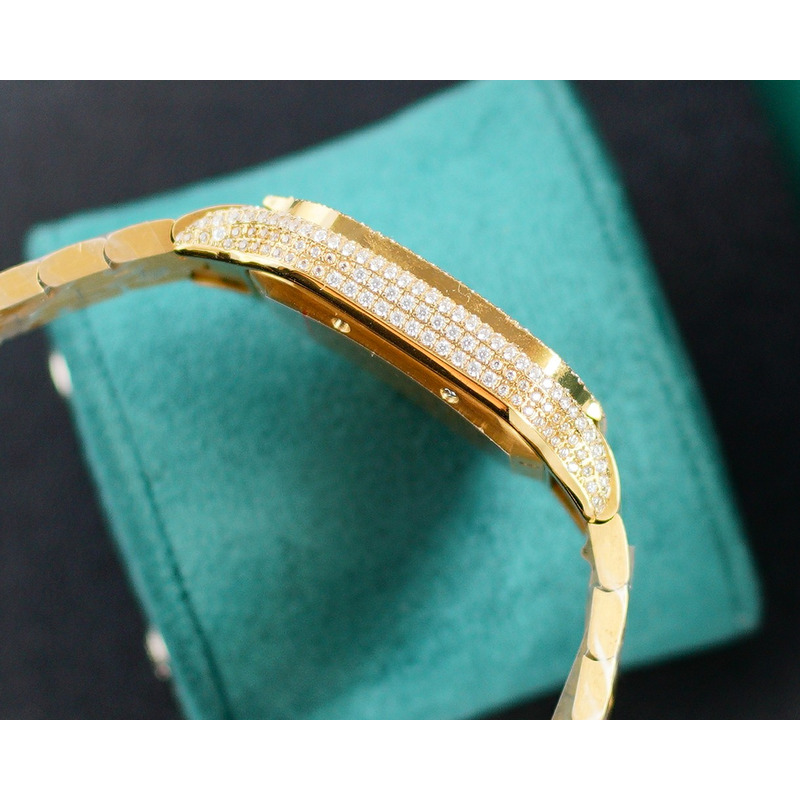 Cartier Santos De Cartier Diamonds Watches