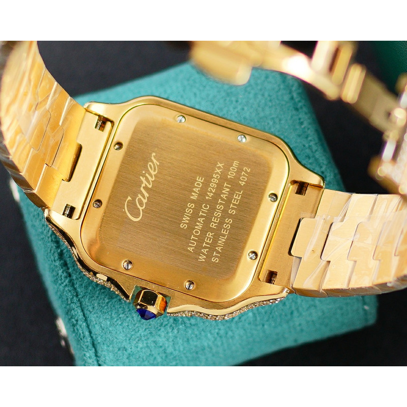 Cartier Santos De Cartier Diamonds Watches