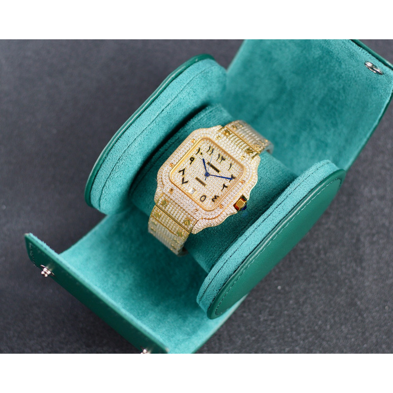 Cartier Santos De Cartier Diamonds Watches