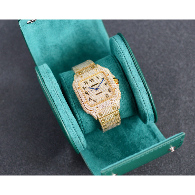 Cartier Santos De Cartier Diamonds Watches