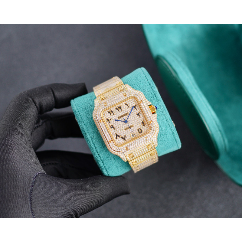 Cartier Santos De Cartier Diamonds Watches