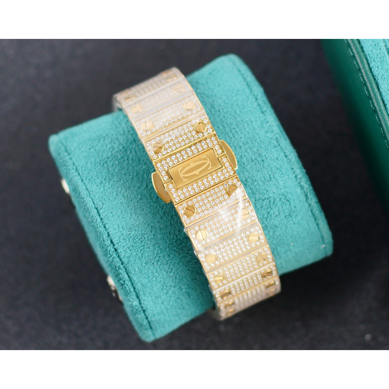 Cartier Santos De Cartier Diamonds Watches