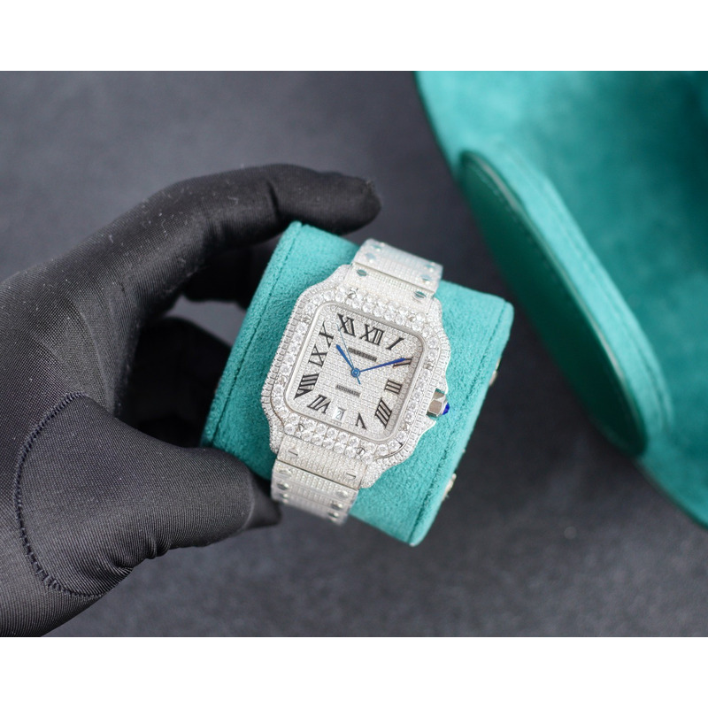 Cartier Santos De Cartier Diamonds Watches