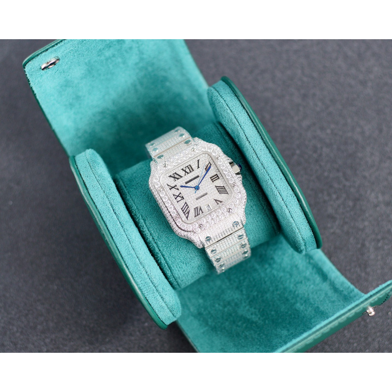 Cartier Santos De Cartier Diamonds Watches