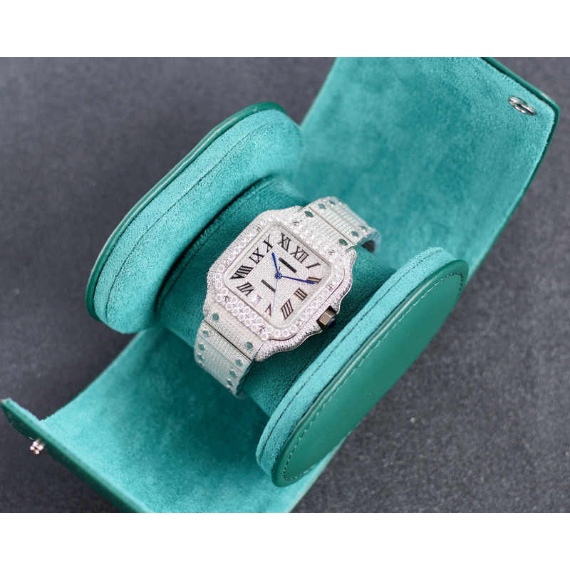 Cartier Santos De Cartier Diamonds Watches