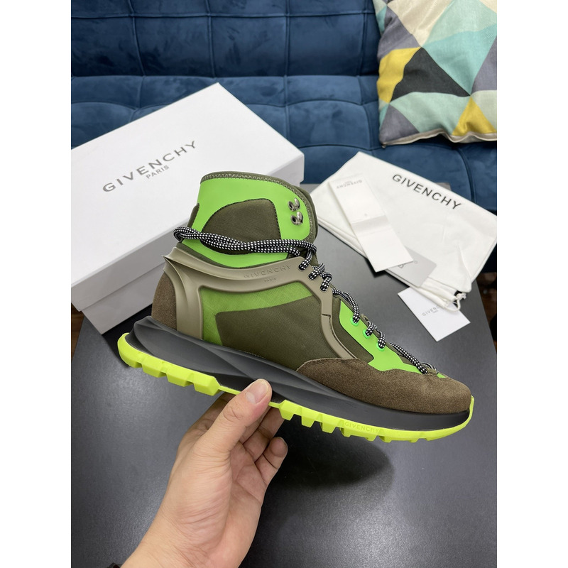 Givenchy Givenchy Spectre High-top Jogging Sneakers Green