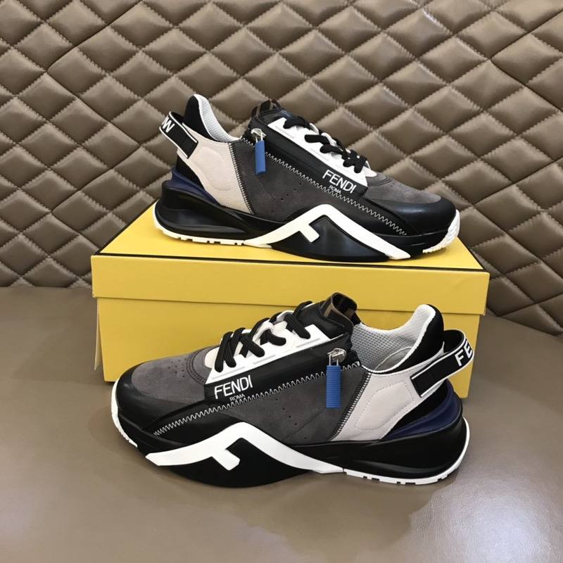 F**di flow running sneakers grey