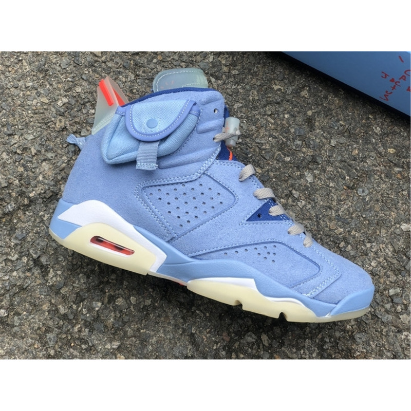 jordan 6&travis scott N0*H carolina blue