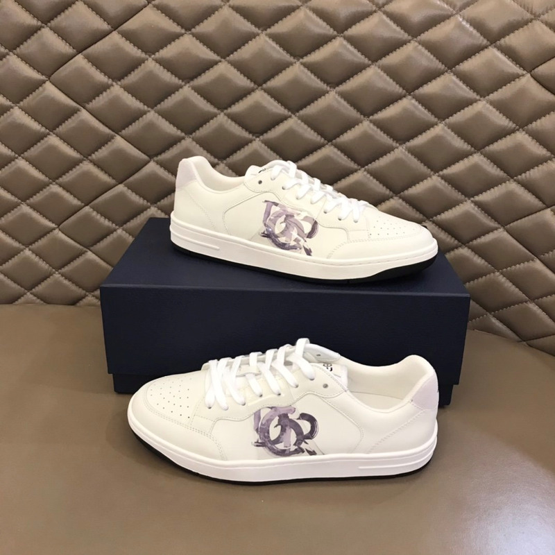 D*or b27 printed low-top sneakers white