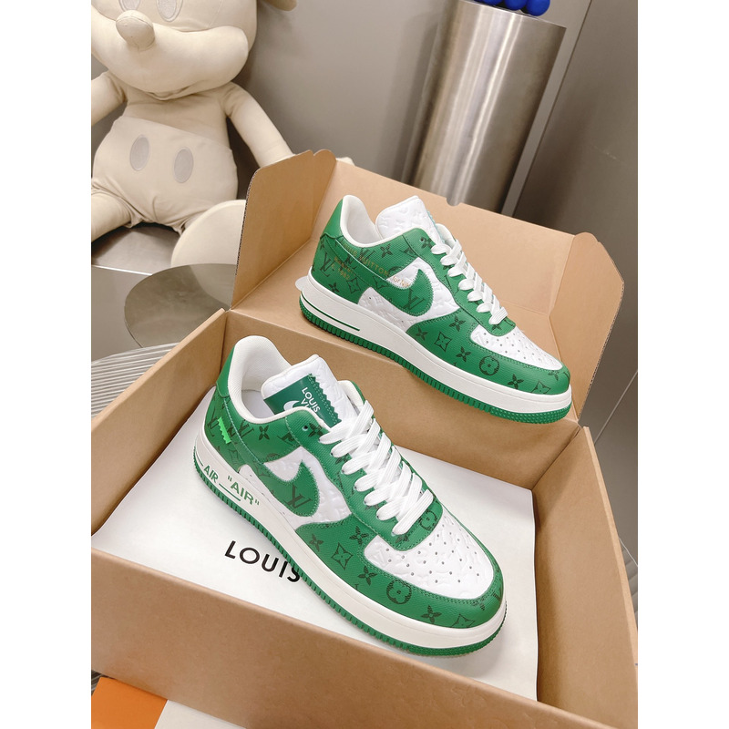 l**is V*t*n x nike air force 1 green