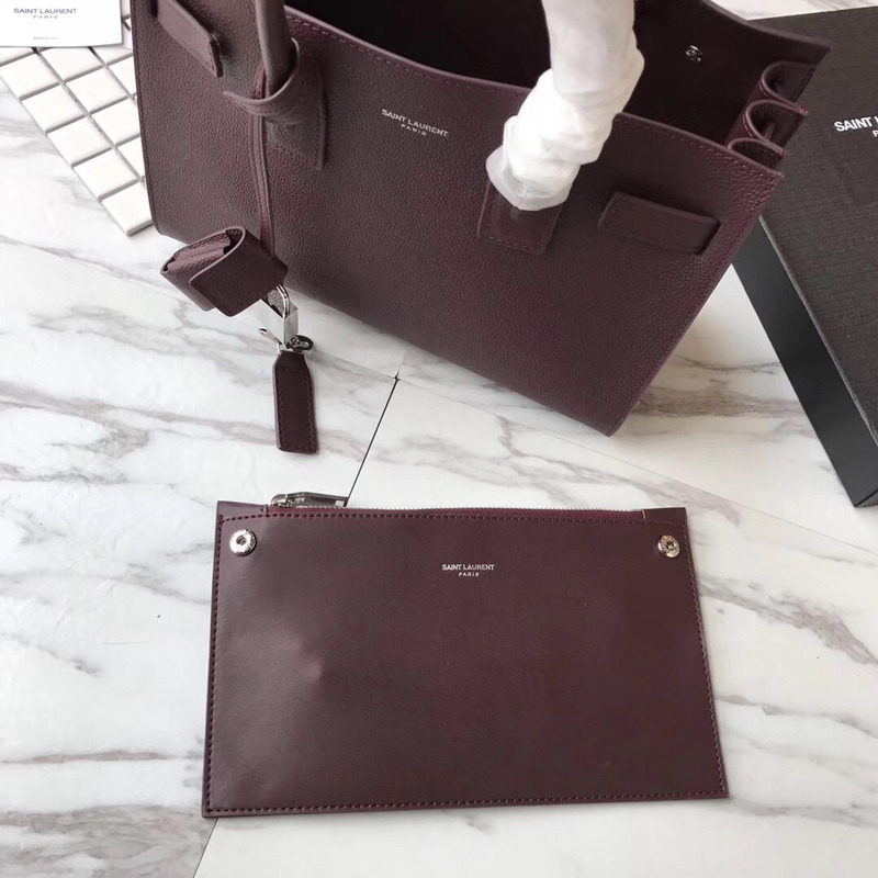 Saint Laurent New Sac de jour Diamond Organ Bag Collection Tote Brown
