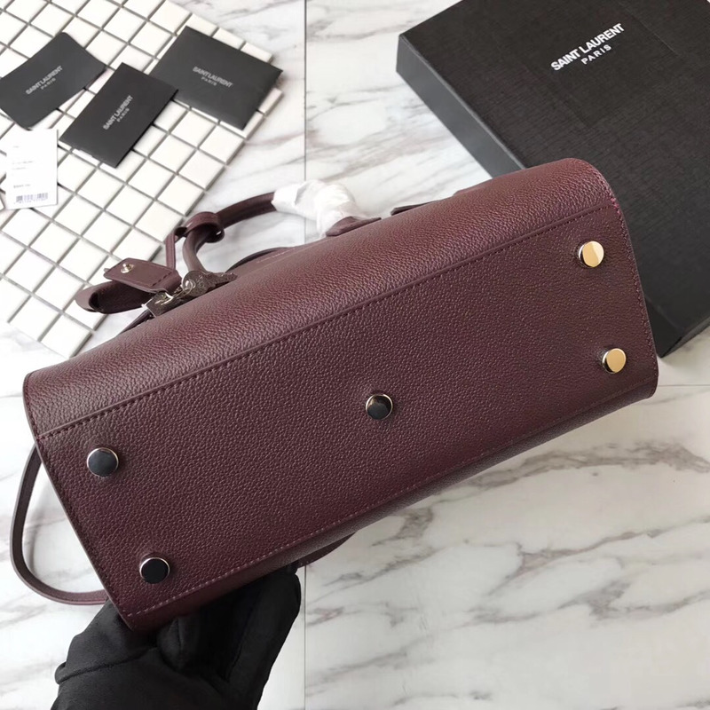 Saint Laurent New Sac de jour Diamond Organ Bag Collection Tote Brown